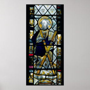 Poster St. Andrew with Saltire Cross, British