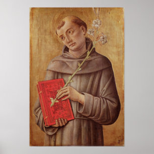 Poster St Anthony de Padoue