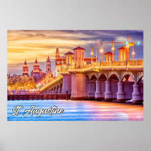 Poster St. Augustine, Floride, USA