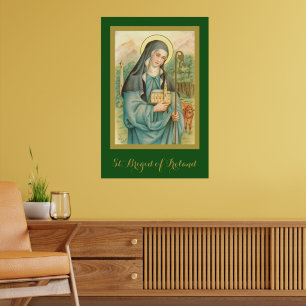 Poster St. Brigid d'Irlande (M 014)