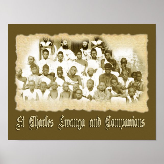 POSTER ST CHARLES LWANGA ET COMPAGNIES (Devant)