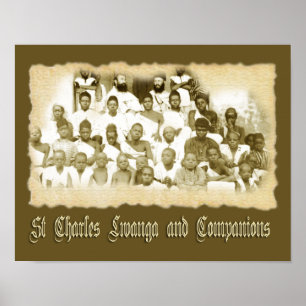 POSTER ST CHARLES LWANGA ET COMPAGNONS