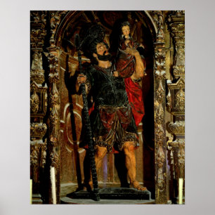 Poster St. Christopher, 1597
