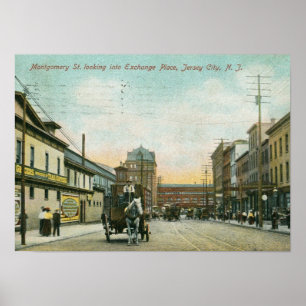Poster St de Montgomery, cru 1908 de Jersey City NJ