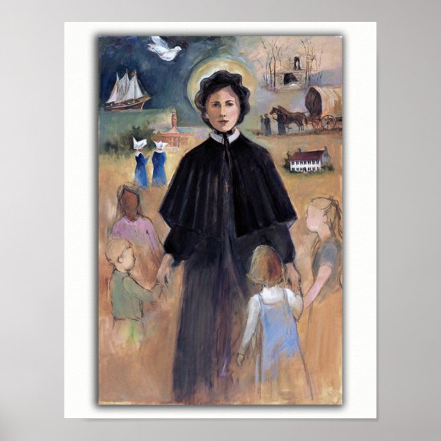Poster St. Elizabeth Ann Seton (Devant)