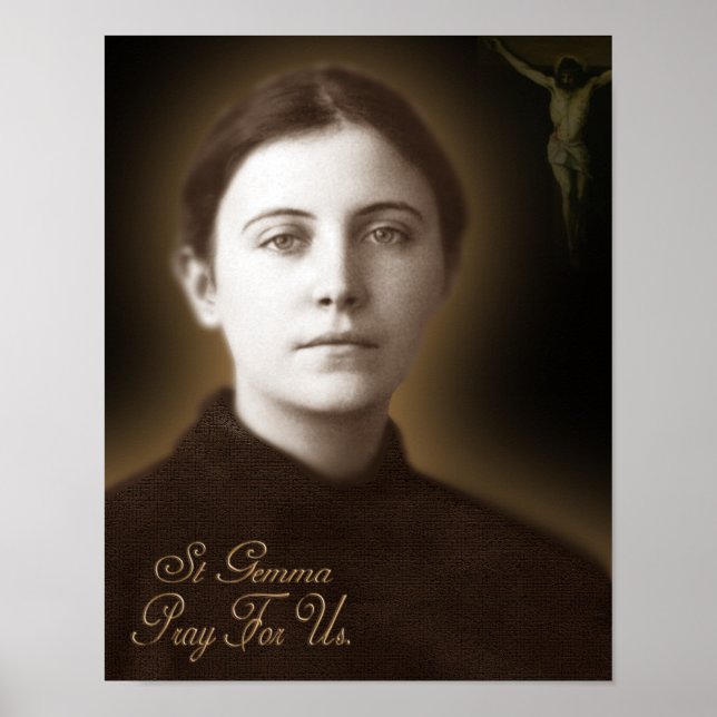 Poster St Gemma Galgani, (Devant)
