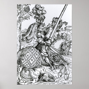 Poster St. George à cheval, 1507