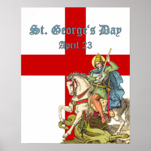 Poster St. George à cheval (BS 01)