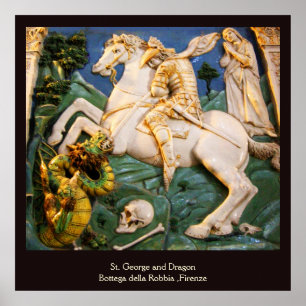Poster St. George, Dragon et Princesse