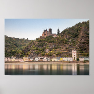 Poster St. Goarshausen - Burg Katz