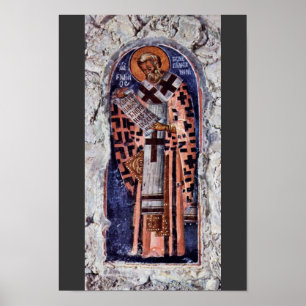 Poster St Gregory Le Grand Par Le Maître Der Aphentico-Ki