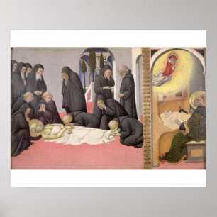 Poster St Jerome apparaissant à St Cyrille de Jérusalem