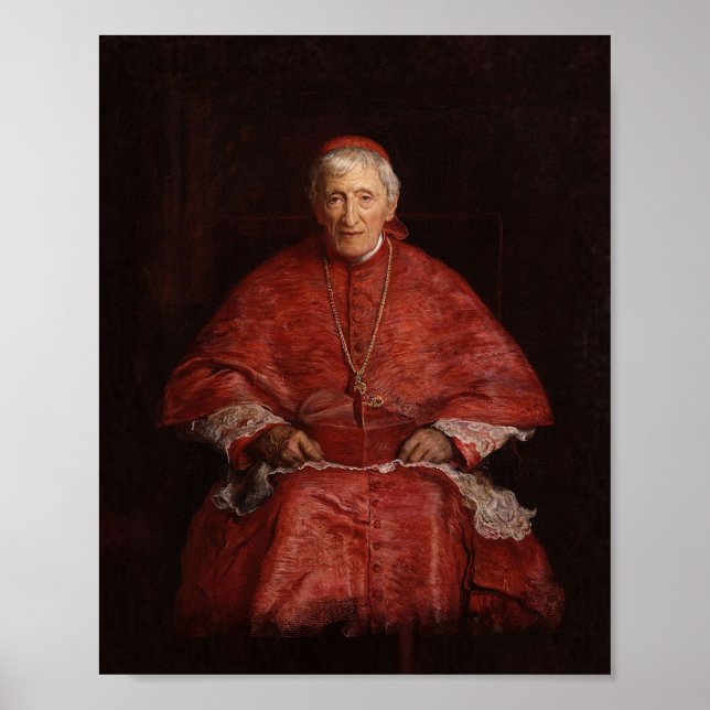 Poster St John Henry Newman Catholique Saint Everett (Devant)
