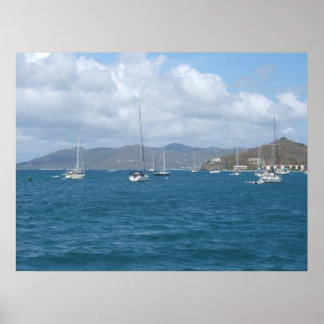 Poster St. John, îles Vierges américaines