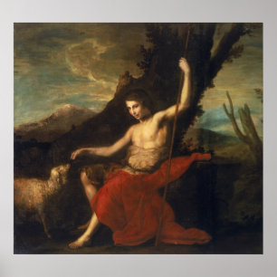 Poster St. John the Baptist in the Wilderness