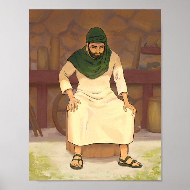 Poster St. Joseph Repose (Devant)