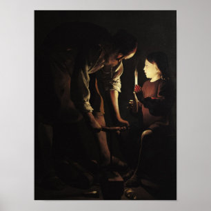 Poster St. Joseph, the Carpenter, c.1640