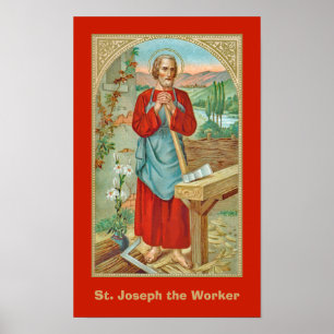 Poster St. Joseph the Worker (BK 31)