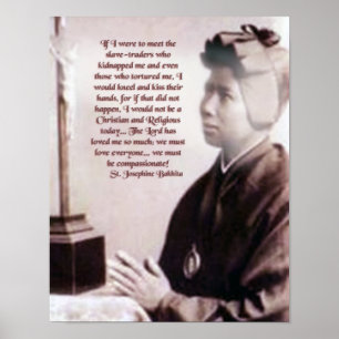 Poster St Josephine Bakhita