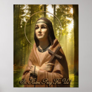 Poster St Kateri Tekakwitha
