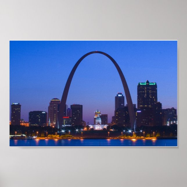 Poster St. Louis Skyline (Devant)