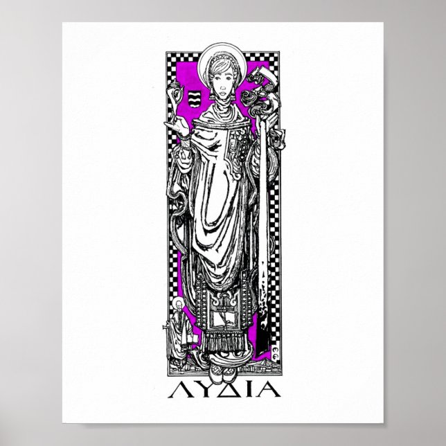 Poster St. Lydia Purpuraria (Devant)