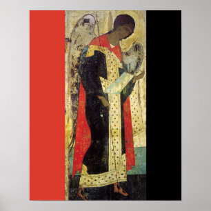 Poster St Michael l'Archange Vladimir ROUGE ET NOIR