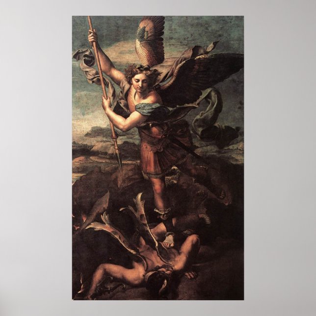 Poster St Micheal et l'affiche du diable (Devant)