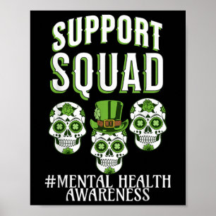 Poster St patrick de sensibilisation de l'équipe de souti