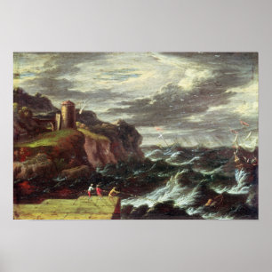 Poster St Paul arrivant à Malte