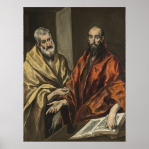 Poster St Peter et St Paul   c.1605-8 (huile sur la