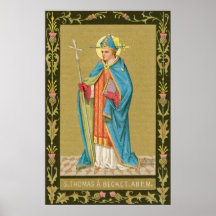 St. Thomas Becket avec épée en mitre (P 005)