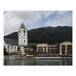Poster St. Wolfgang am Wolfgangsee, Salzburg Österreich