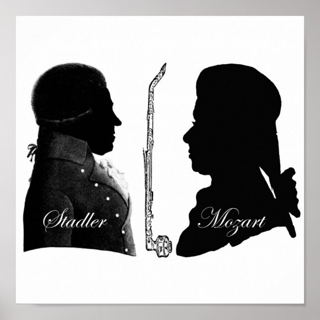 Poster Stadler et Mozart Clarinet (Devant)