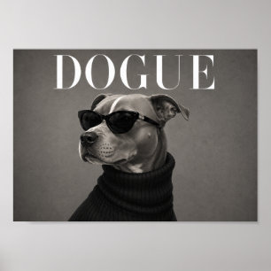 Poster Staffordshire Bull Terrier Éditorial de mode Chien
