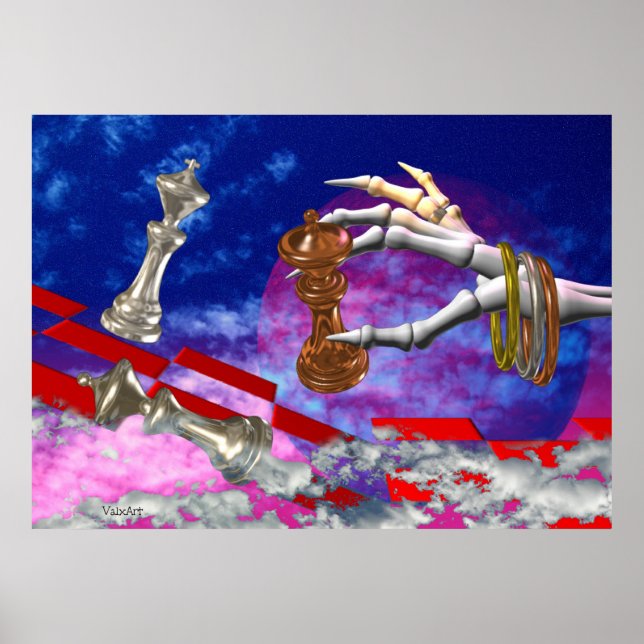 Poster Stalemate joué par des mains mortes (Devant)