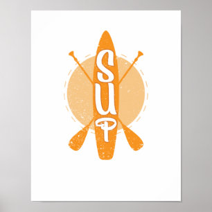 Poster Stand up Paddling
