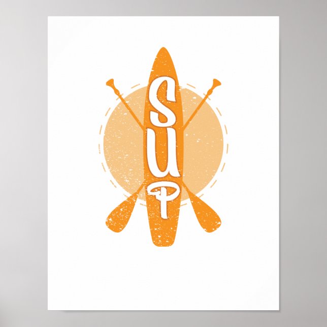 Poster Stand up Paddling (Devant)