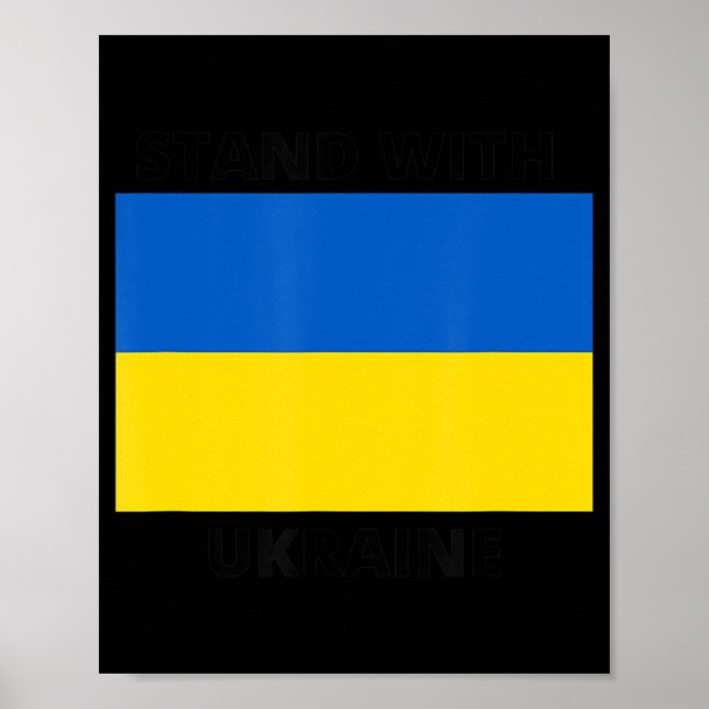 Poster Stand with Ukraine  (Devant)
