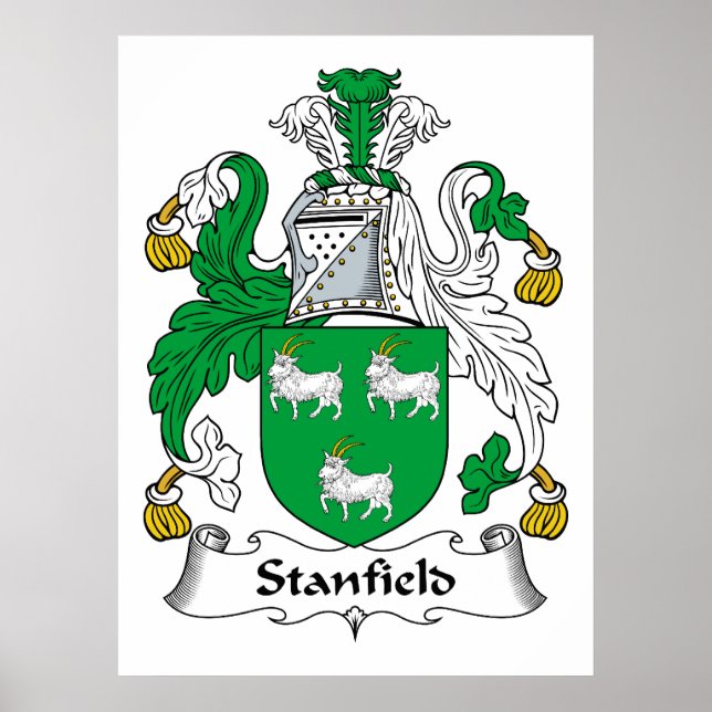 Poster Stanfield Family Crest (Devant)