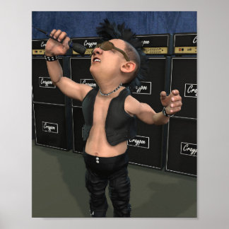 Poster Stanley "Crash" Cash des Punksters.