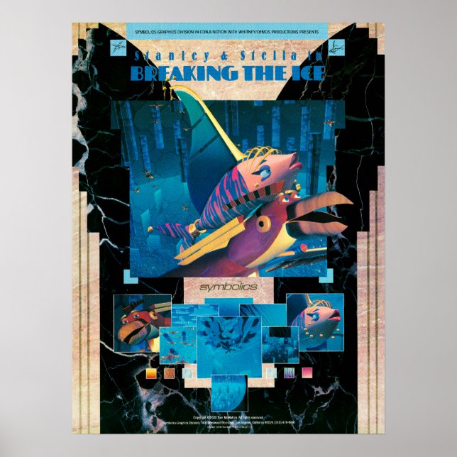 Poster Stanley Et Stella Rompent L'Affiche Sur La Glace (Devant)