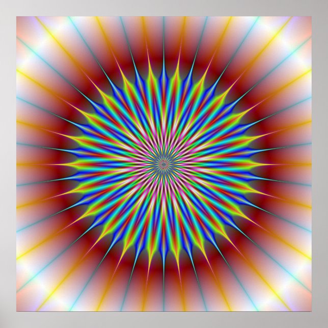 Poster-Star-Blume Poster (Vorne)