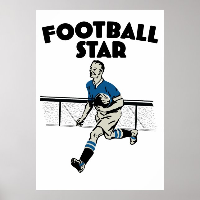 Poster Star de Football (Devant)