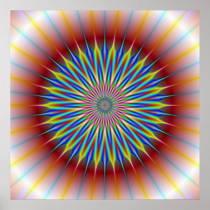 Poster Star Flower