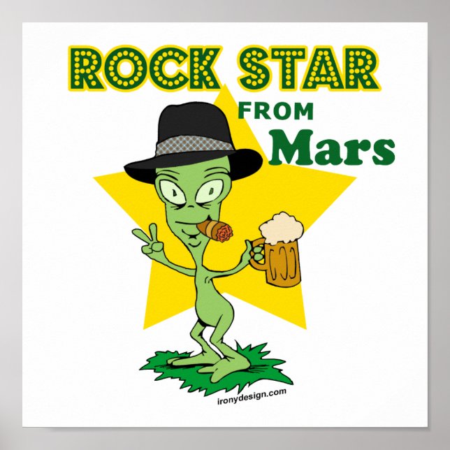 Poster Star Rock de Mars (Devant)