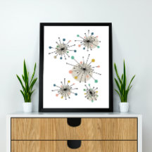 Starburst atomique moderne du milieu du siècle