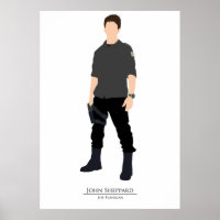 Stargate Atlantis minimaliste Sheppard