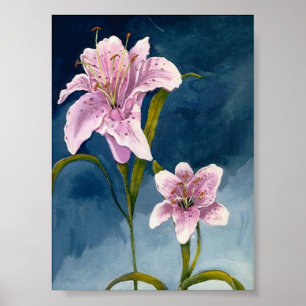 Poster Stargazer Lillies de Toni