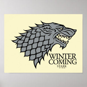 Poster Stark Sigil - L'Hiver Arrive